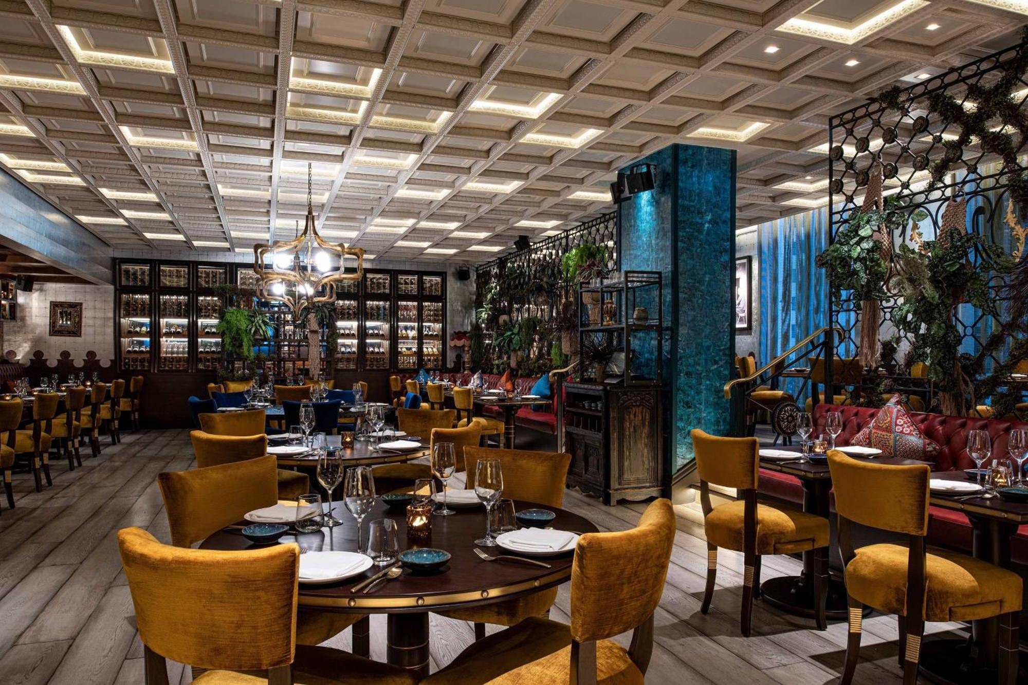 Hotel W Ad Dawhah Esterno foto Interior of the restaurant