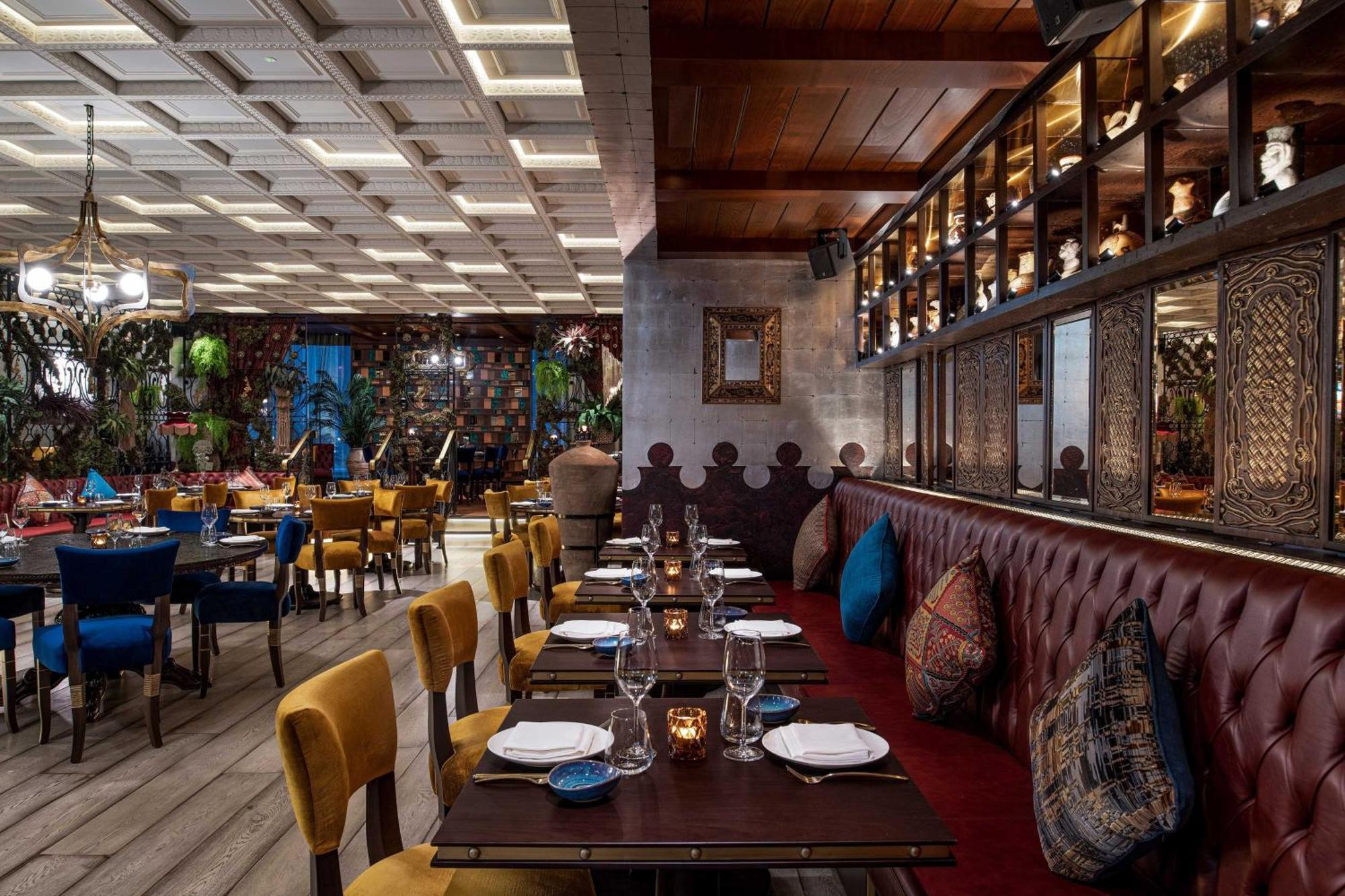 Hotel W Ad Dawhah Esterno foto Interior of the restaurant